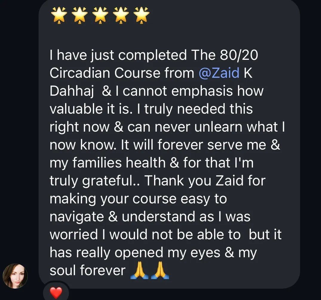 Student testimonial